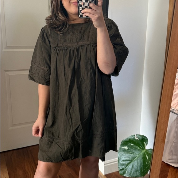 Zara Dresses & Skirts - Zara Shift Dress Olive Green. Size S